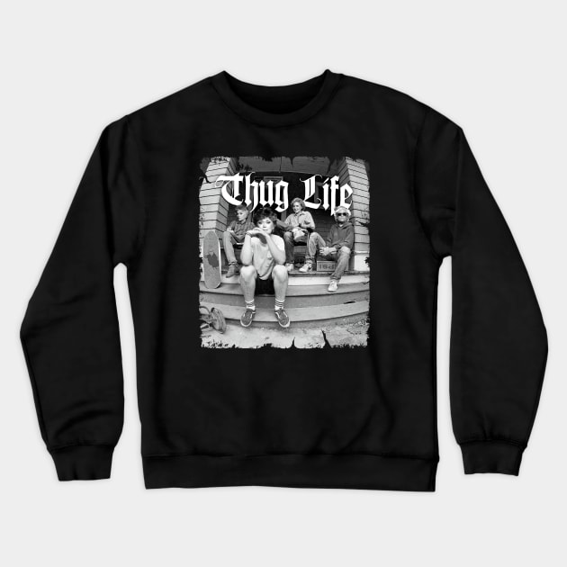 Vintage Thug Life Golden Crewneck Sweatshirt by susahnyages